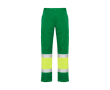 Pantalon de travail haute visibilité 200 g/m² Roly Naos couleur vert