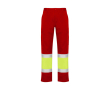 Pantalon de travail haute visibilité 200 g/m² Roly Naos couleur rouge