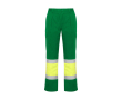 Pantalon de travail haute visibilité hiver 240 g/m² Roly Soan couleur vert