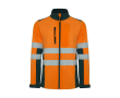 Veste softshell haute visibilité 320 g/m² Roly Antares  couleur orange fluorescent