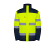 Parka haute visibilité imperméable 400 g/m² Roly Epsylon couleur jaune fluorescent