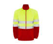 Veste polaire de travail haute visibilité 300 g/m² Roly Altair couleur rouge