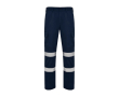 Pantalon de travail long haute visibilité 240 g/m² Roly Daily HV couleur bleu marine