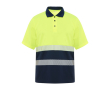 Polo de travail technique haute visibilité 170 g/m² Roly Vega couleur jaune fluorescent