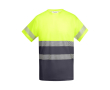 T-shirt de travail en coton et polyester 170 g/m² Roly Tauri couleur gris taupe