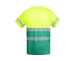 T-shirt de travail en coton et polyester 170 g/m² Roly Tauri couleur vert