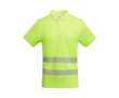 Polo de travail avec haute visibilité 170 g/m² Roly Atrio couleur jaune fluorescent