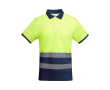 Polo de travail avec haute visibilité 170 g/m² Roly Atrio couleur bleu marine