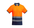 Polo de travail avec haute visibilité 170 g/m² Roly Atrio couleur orange
