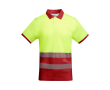 Polo de travail avec haute visibilité 170 g/m² Roly Atrio couleur rouge