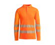 Polo de travail à manches longues 170 g/m² Roly Atrio LS couleur orange fluorescent