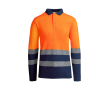 Polo de travail à manches longues 170 g/m² Roly Atrio LS couleur orange