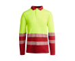 Polo de travail à manches longues 170 g/m² Roly Atrio LS couleur rouge