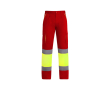 Pantalon de travail multi-poches visibilité 235 g/m² Roly Enix couleur rouge