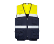 Gilet de travail haute visibilité 200 g/m² Roly Beta couleur jaune fluorescent