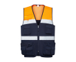 Gilet de travail haute visibilité 200 g/m² Roly Beta couleur orange fluorescent