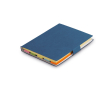 Carnet avec post-it publicitaire couleur bleu