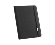 Conférencier recyclé á élastiques et plusieurs pochettes Folder RPET couleur noir