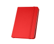 Carnet à couverture rigide partiellement recyclé A5 pages lignées couleur rouge
