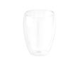 Verre en verre avec isolation d’air à double paroi 350ml couleur transparent