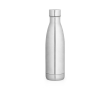 Bouteille isotherme en acier inoxydable avec bouchon antifuite 520ml couleur argenté mat