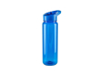 Bouteille de sport en RPET avec finition translucide brillante 750ml couleur bleu