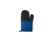 Gant de cuisine 100 % coton avec silicone antidérapante couleur bleu roi