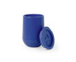 Tasse de voyage à double paroi avec ouverture coulissante 420ml couleur bleu