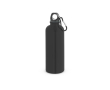 Gourde en acier inoxydable à paroi simple avec mousqueton 550 ml couleur noir