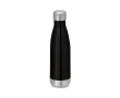 Gourde thermiques personnalisées avec détail métallique 510 ml Ice couleur noir