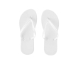 Tongs avec semelle personnalisable en sublimation couleur blanc
