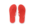 Tongs de plage disponibles en plusieurs couleurs couleur rouge