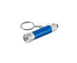 Porte-clés aluminium partiellement recyclé avec lampe LED 3 positions couleur bleu roi