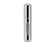 Vaporisateur de parfum rechargeable en aluminium avec fenêtre 5ml couleur argenté