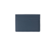 Porte-cartes avec blocage RFID et finition en similicuir pour 5 cartes couleur bleu