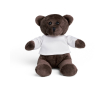 Peluche avec t-shirt à personnaliser couleur blanc