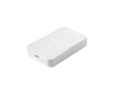 Powerbank en ABS idéale pour fixer derrière le téléphone 10 000 mAh couleur blanc