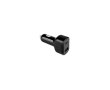Adaptateur allume-cigare ultra-rapide avec deux ports USB couleur noir