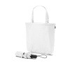 Parapluie pliable en polyester recyclé 190T automatique Ø97 cm couleur blanc