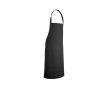 Tablier en sergé de coton idéal pour cuisiner 180 g/m² couleur noir