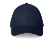 Casquette réglable en coton brossé à 6 panneaux 260 g/m² couleur bleu marine