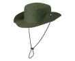 Chapeau de type safari en polyester avec trous d'aération couleur vert