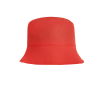 Chapeau style Panama en polyester idéal pour les journées chaudes couleur rouge