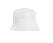 Chapeau style Panama en polyester idéal pour les journées chaudes couleur blanc