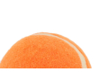 Balle classique pour animaux en caoutchouc recouverte de matière douce couleur orange