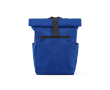 Sac à dos à fermeture enroulable en plastique recyclé pour ordinateur 15,6'' couleur bleu