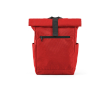 Sac à dos à fermeture enroulable en plastique recyclé pour ordinateur 15,6'' couleur rouge