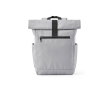 Sac à dos à fermeture enroulable en plastique recyclé pour ordinateur 15,6'' couleur gris