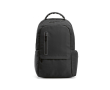 Sac à dos en plastique recyclé résistant à l’eau, idéal pour ordinateur portable 17'' couleur noir