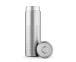 Bouteille en acier inoxydable recyclé à double paroi 500ml couleur argenté